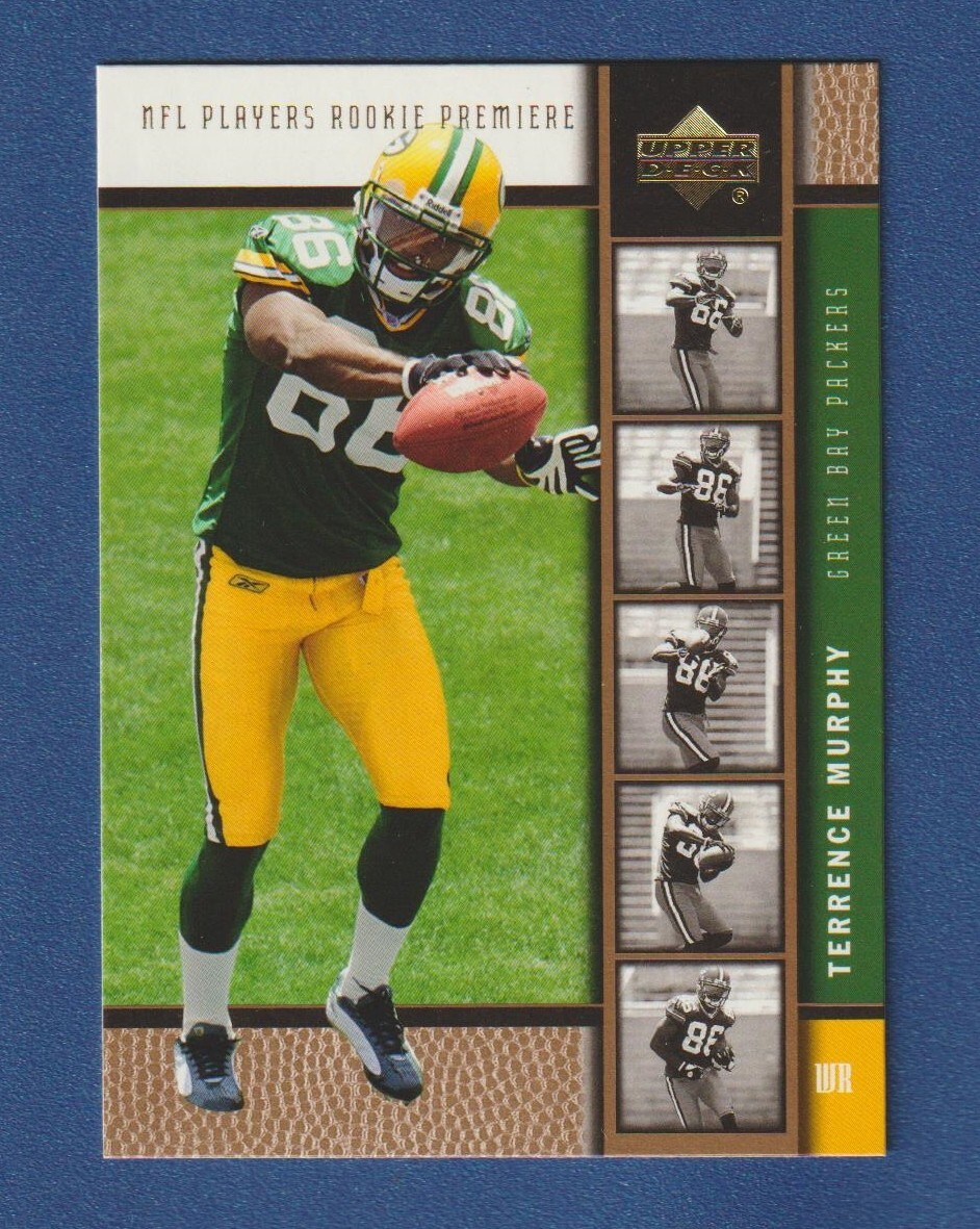 TERRENCE MURPHY 2005 Upper Deck GOLD RC NFL Players Rookie Premiere #25 Packers!