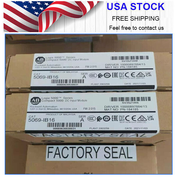 1PC Brand New Sealed 5069-IB16/A Compact 5000 DC Input Module AB US