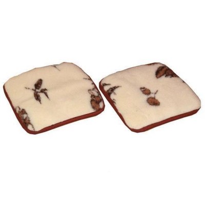 Sheepskin Sheep Wool Warmer Warming Universal Car Seat Chair Cover Pad Mat Soft