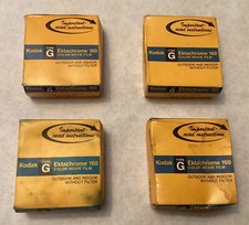 Kodak Ektachrome 160 Type G Super 8 Movie 8mm Film Stock Vintage Lot Of 4 SEALED