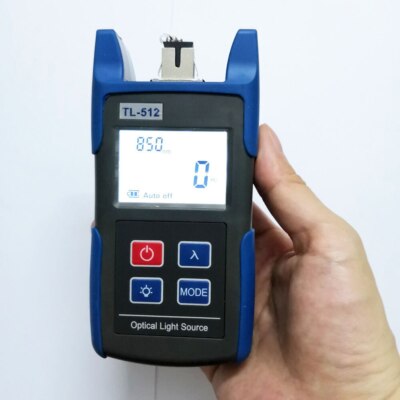 TL512 Fiber Optical Light Source Singlemode or Multimode 850/1300/1310/1550nm