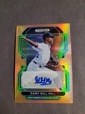 Gary Gill Hill RC 2022 Panini Prizm Draft Picks Orange Auto #04/20 Rays Rookie
