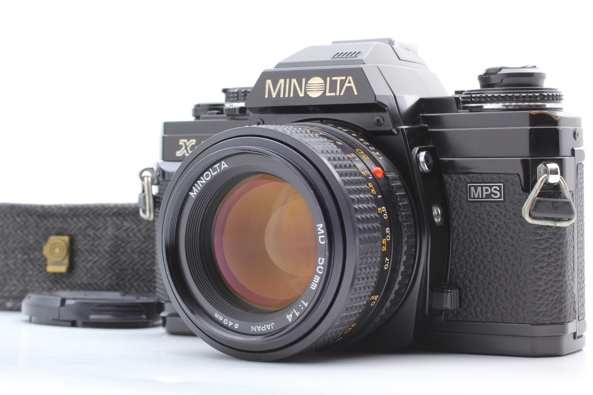 ミノルタ MINOLTA X-700 + MD ROKKOR 50mm f1.4 Near MINT] Minolta X-700 MD Rokkor 50mm F1.4 35mm SLR Camera