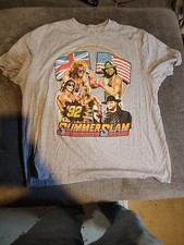 WWF Summerslam 1992 Shirt 3XL Bret Hart Undertaker Randy Savage