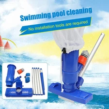 Swimming Pool Spa Suction Vacuum Head Cleaner Cleaning Kit Pool Accessories Tool