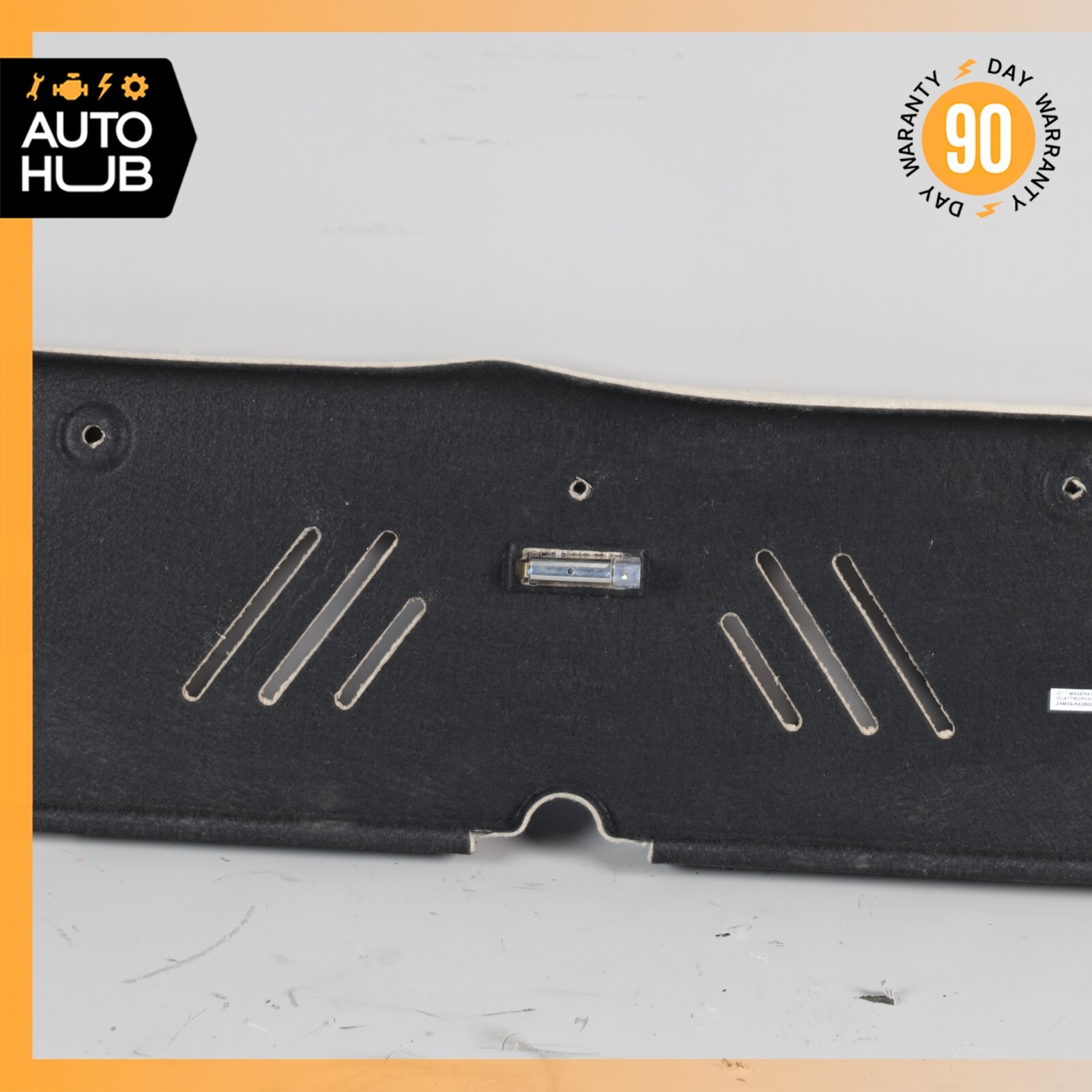 03-13 Maserati Quattroporte S GT S M139 Trunk Interior Upper Luggage Cover OEM