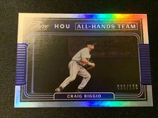 2022 Panini Three and Two All Hands Team /150 Craig Biggio #AHT-13 HOF Astros