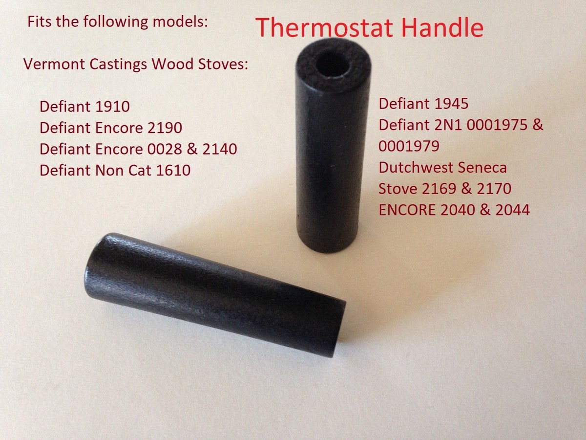 1 VERMONT CASTINGS BLACK MAPLE Thermostat Handle REPLACEMENT 1600660 | eBay