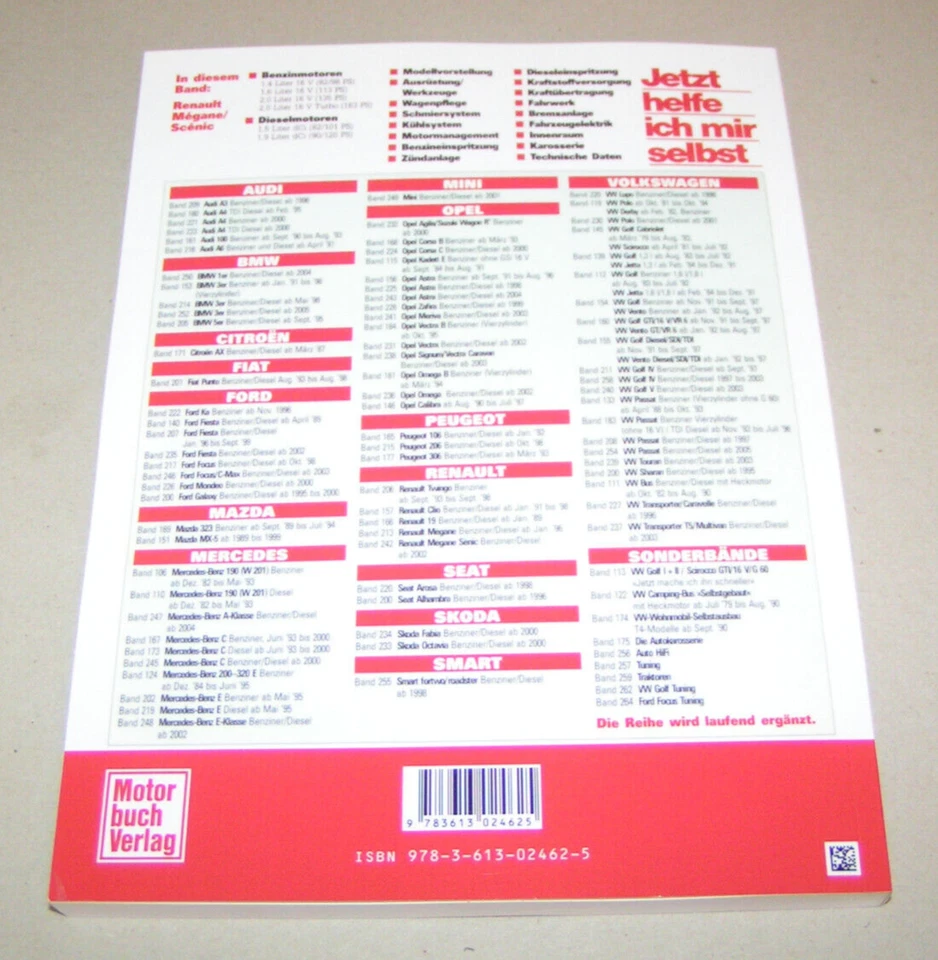 Reparaturanleitung / Handbuch Renault Megane II / Scenic - Baujahre 2002 - 2007 - Bild 2 von 2