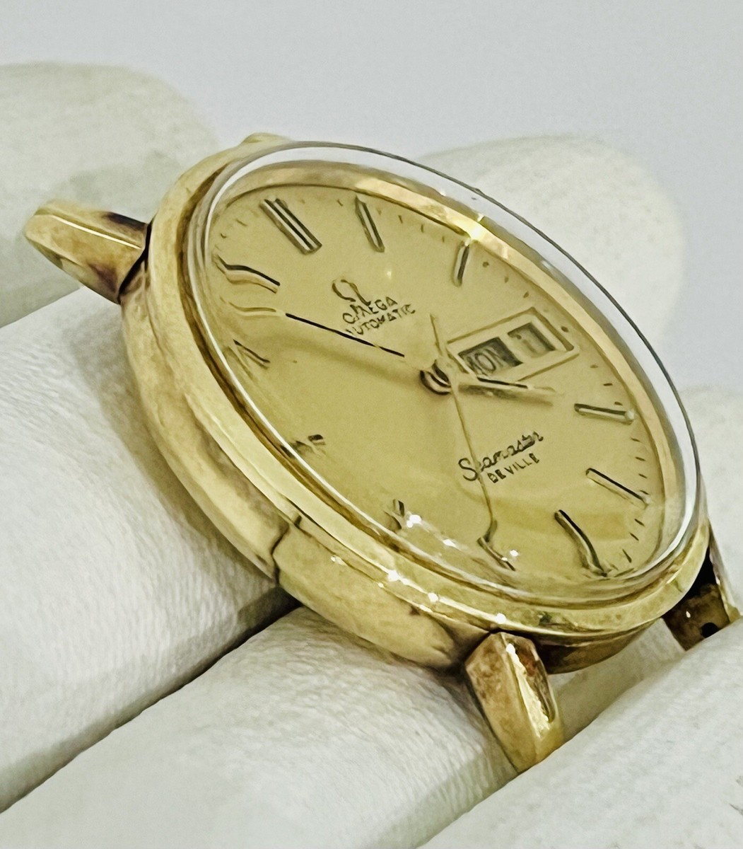 Vintage Omega 14K Automatic Seamaster De Ville DayDate 34.7