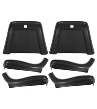 1969 - 1972 Chevelle Gto 442 Monte Carlo 69-71 Nova Seat Backs Bolsters Black