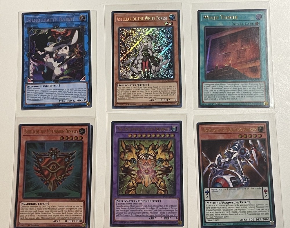YuGiOh 6-Card Lot Ultra Secret Rare Infinite Forbidden 1st Ed Mint