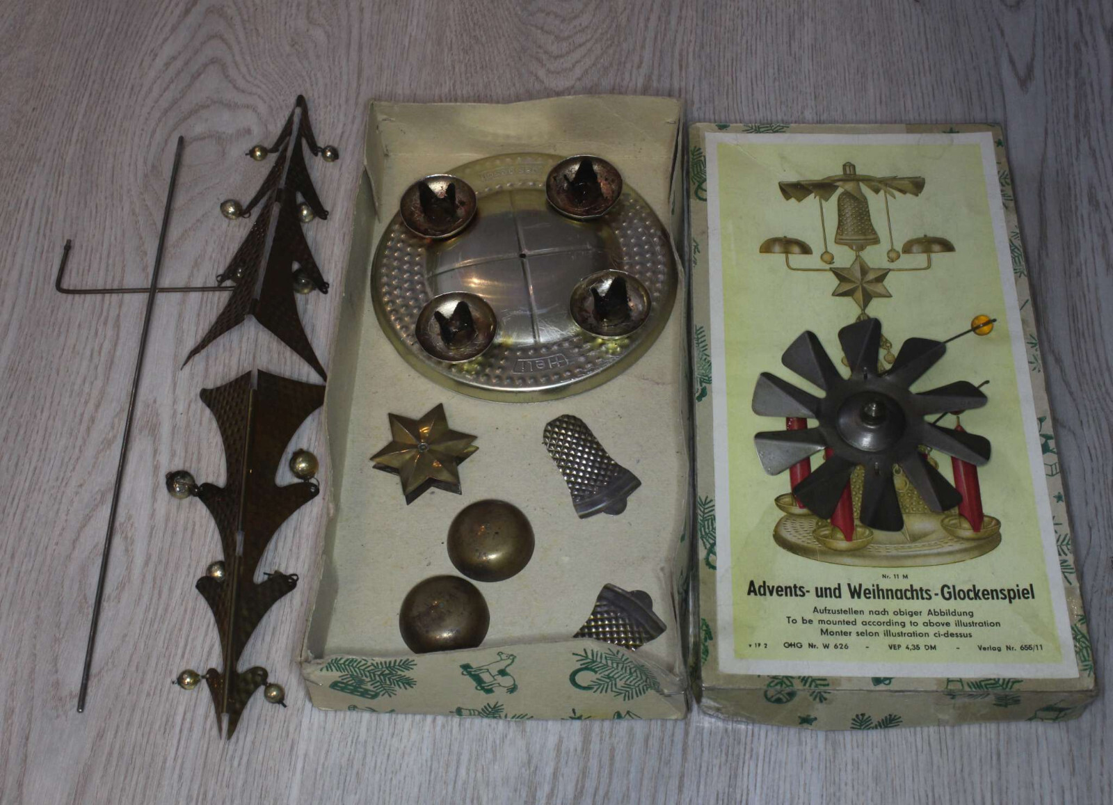 Advents und Weihnachts Glockenspiel Heli Engelsgeläut Blech Pyramide eBay
