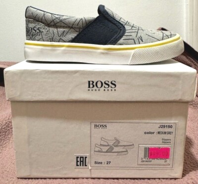 Hugo Boss J29150 Gray with Navy Shoes (New with box)