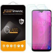 3-Pack Supershieldz Tempered Glass Screen Protector for T-Mobile Revvlry Plus