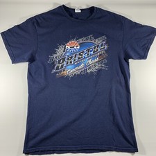 Bristol Motor Speedway Concrete Chaos T-Shirt Size Large Delta Pro Weight Nascar
