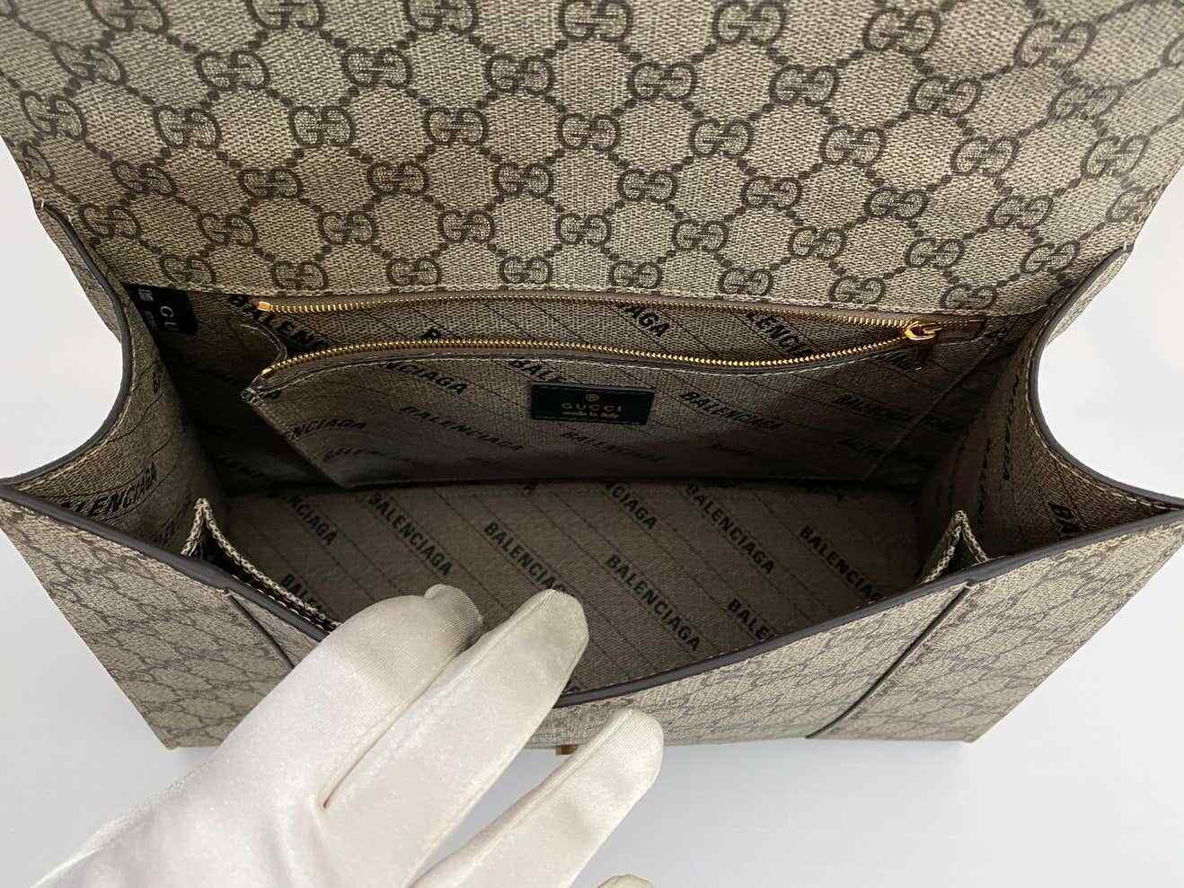 Gucci x Balenciaga Hack Aria GG Hourglass Bag MEDIUM SIZE Limited  Collection