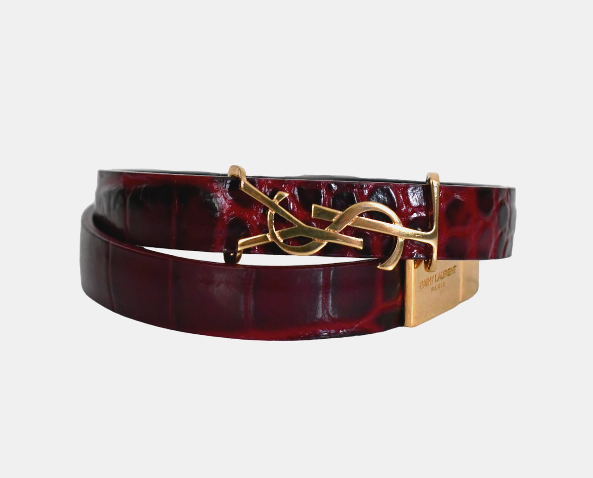 SAINT LAURENT BORDON バングル anchor-chain bracelet in metal in Silver | Saint Laurent | YSL EN-US