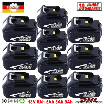 4x  Für BL1860 Akku 18V 6Ah 5Ah 3Ah 9Ah BL1860B BL1850B BL1840B BL1830B