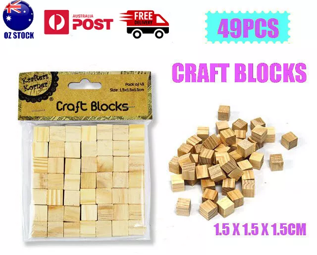 Wood craft cubes outlet