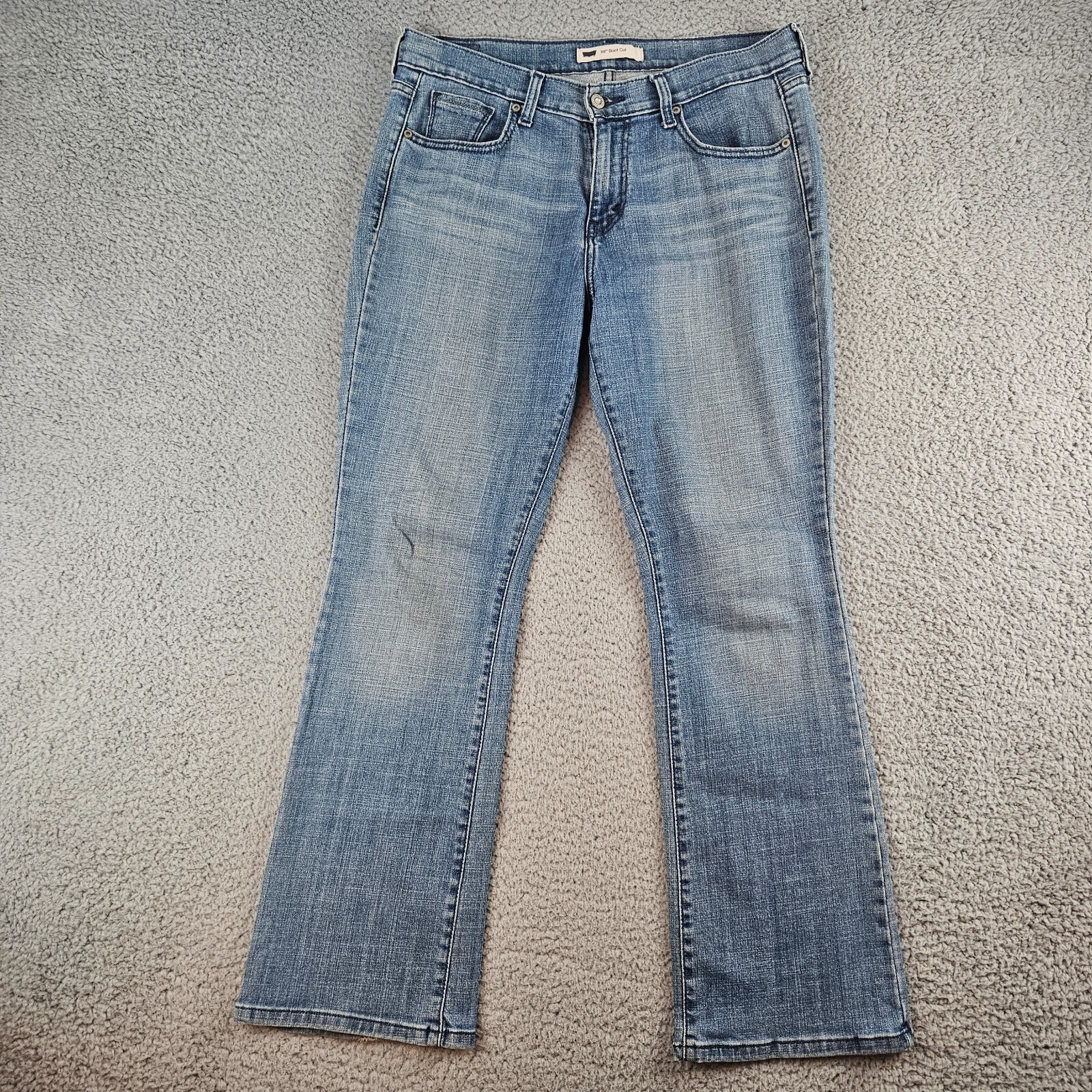 Levis Jeans Womens Size 10 Blue Denim 515 Bootcut Light Wash