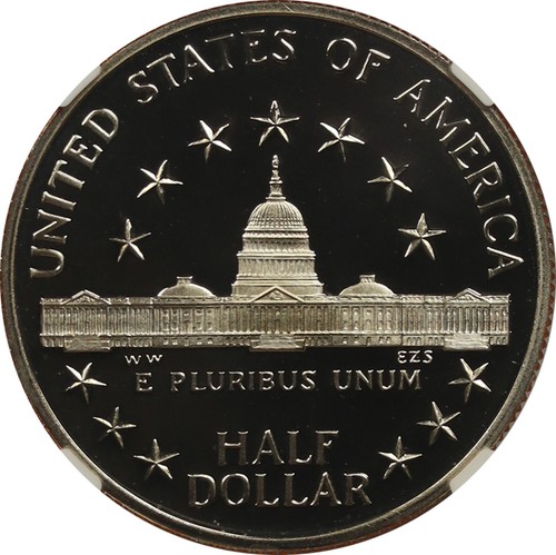 1989-S Congress 50C NGC PF 70 Ultra Cameo Modern Commemorative Half Dollar - Picture 4 of 4