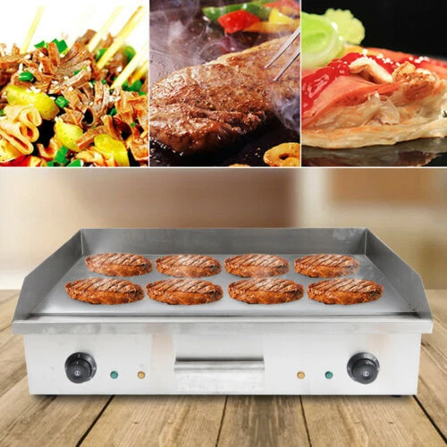 🔥3000W 29" Commercial Electric Countertop Griddle Flat Top Grill Hot Plate BBQ