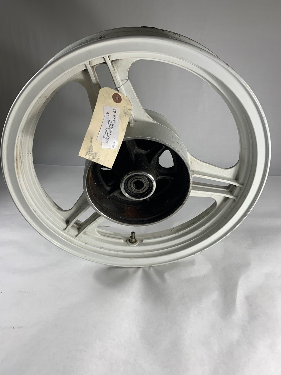 Kawasaki Rear Wheel 1989 EX500 White 41073-1359-t6 | eBay