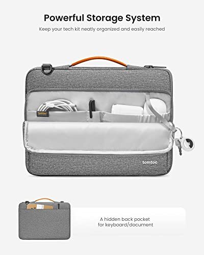 tomtoc 360 Protective Laptop Shoulder Bag for 13-inch MacBook Air