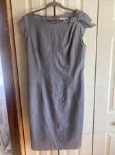 Sandra Darren Stretch Gray Dress Size 12