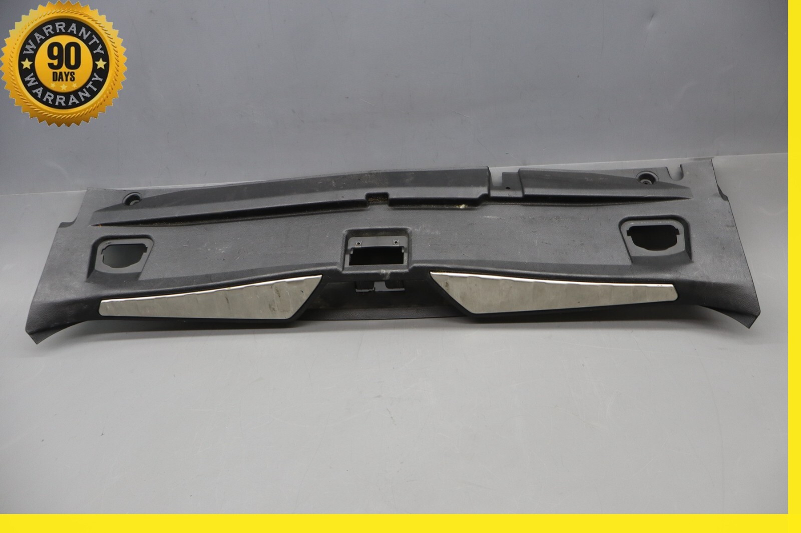 14-20 Maserati Quattroporte Rear Trunk Sill Scuff Plate Black 670013681 Oem