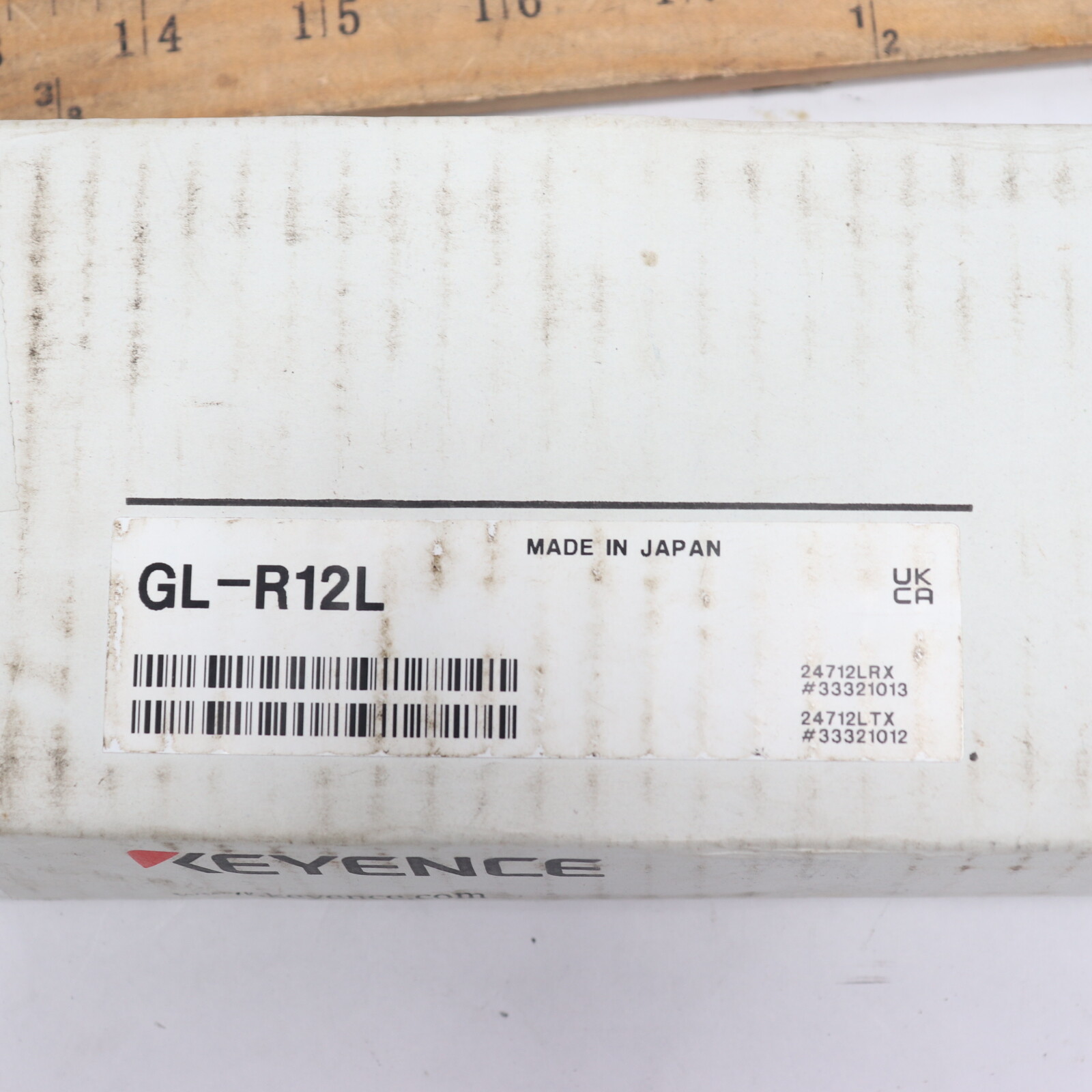 Keyence Safety LED Light Curtain Infrared Aluminum GLR12L for sale