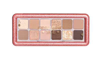 3CE New Take Eyeshadow Palette #Quiet Brown Pinkasino Edition 9.5g 2025 S/S New