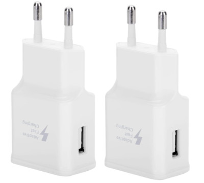 2er Pack USB Netzteil Ladegerät Adapter Stecker 5V-2A Universal Schnellladegerät