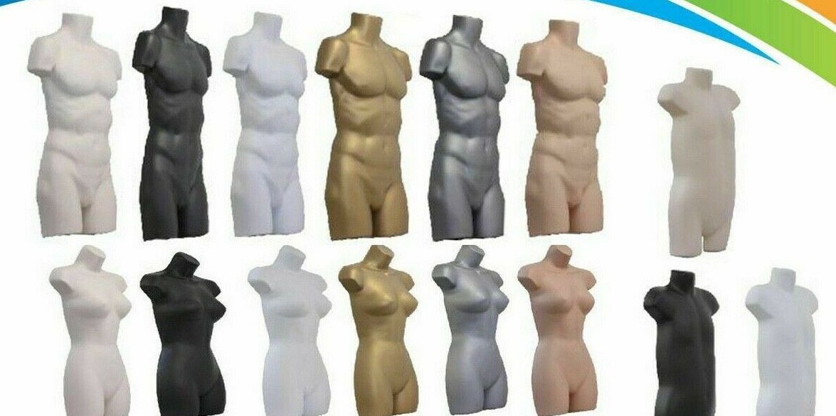 Schneiderpuppe Damen Größe 14 – Creme Büste Mit Schwarzem Ständer, Deluxe-Qualität