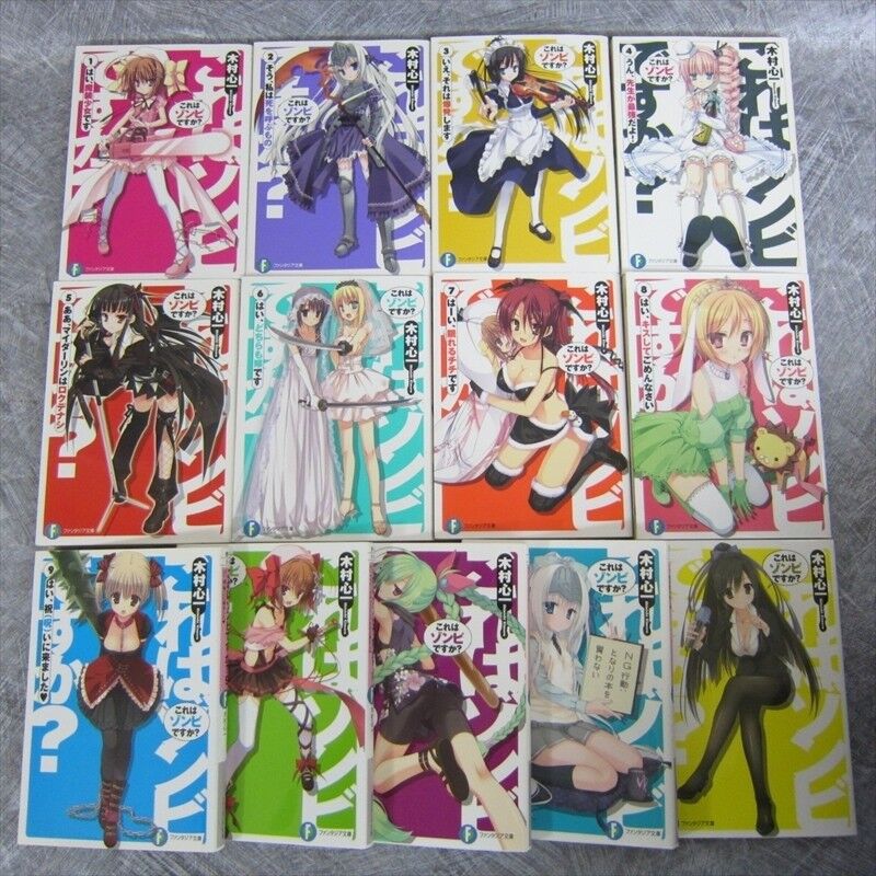 KORE WA ZOMBIE DESU KA Vol. 1-19 Novel SHINICHI KIMURA 19 Books