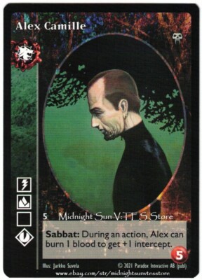 Alex Camille Gangrel Antitribu Danse Macabre Kickstarter V:TES VTES Vampire CCG