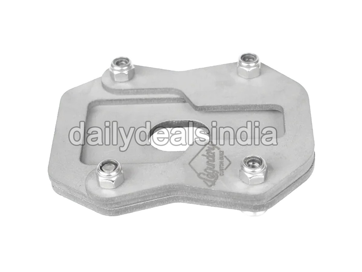 Royal Enfield Super Meteor 650 Stainless Steel Side Stand Base Extender Royal Enfield Super Meteor 650 Stainless Steel Side Stand Base Extender