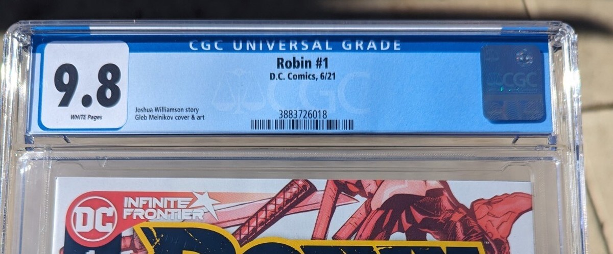 DC comics Robin #1 2021 CGC 9.8 1st Appearance of Flatline | eBay