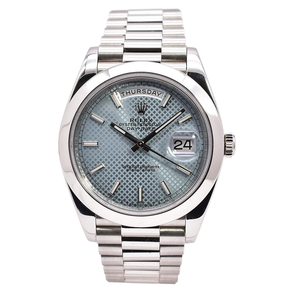 Rolex Day-Date 40 Ice Blue 228206-0004 - Fully Serviced 2015