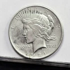 1921 Peace Dollar - VF Details, Cleaned (#61547-L)