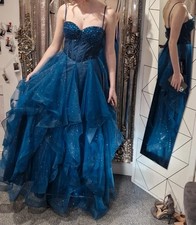 Prom Dress Size 8 Teal Blue
