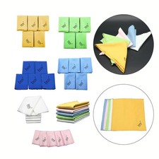 5 Piece Microfiber Cloth Set for Guitar Violin and Other Instrument Cleaning