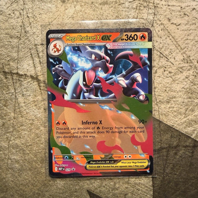 Pokémon TCG Mega Charizard X EX 13/108 XY Evolutions Holo Full Art 360 KP