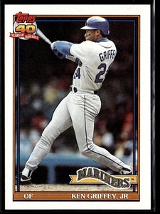 ゲームセンター・ゲームカード topps 40 years of baseball cards 1991