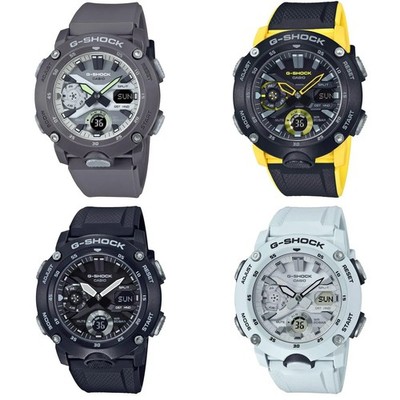 Casio G-Shock Herrenuhren GA-2000 Serie Carbon Core Guard, aus Japan