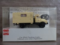 Busch 5628 H0 Automodell Hanomag Al 28 Rotes Kreuz Blinkendes Modellauto In Ovp