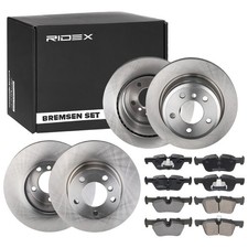 RIDEX Bremsenset Vorne Hinten Bremsscheiben Beläge für BMW 3 Touring (F31)