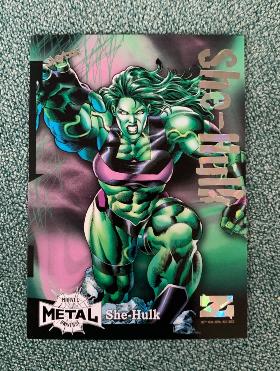 2022 Marvel Metal Universe Spider-Man Z-Force Amazing Rave 19/62 She-Hulk #Z-36