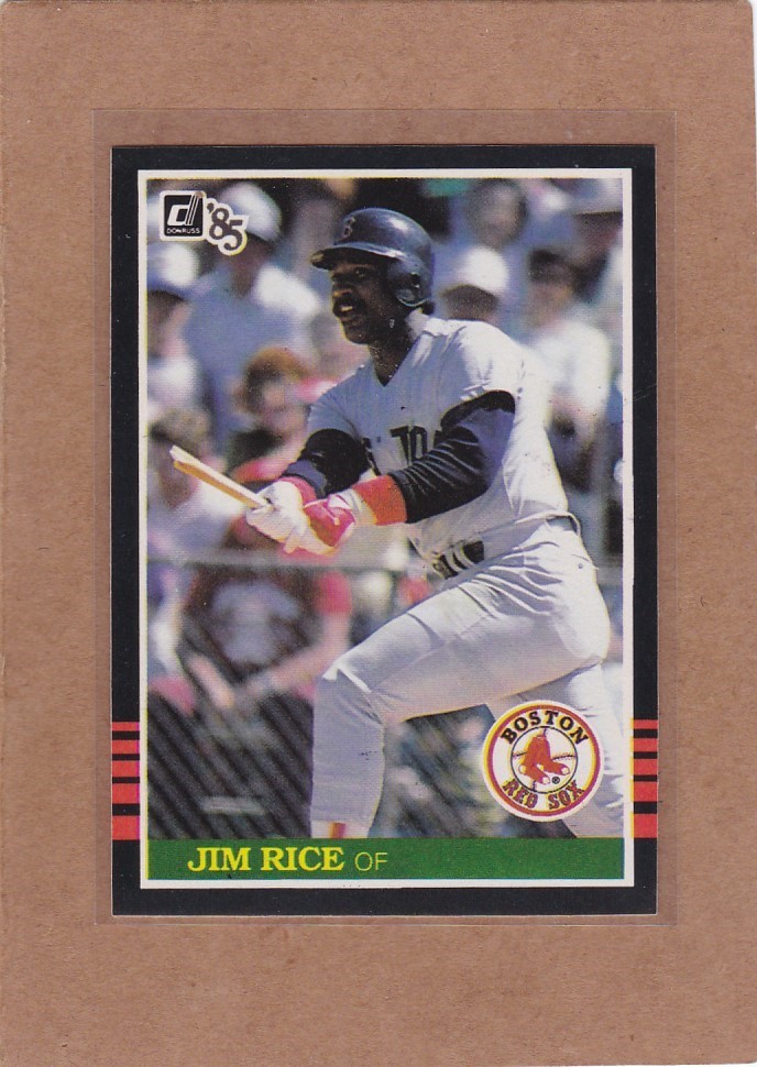 1985 DONRUSS BASEBALL JIM RICE #50 RED SOX NMMT OR BETTER *E7367